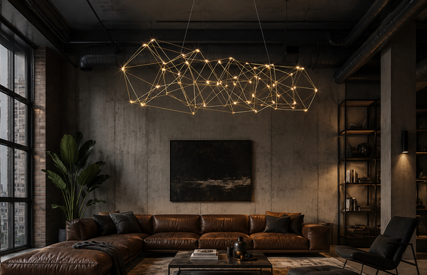 GOLD UNIVERSE COSMOS CHANDELIER