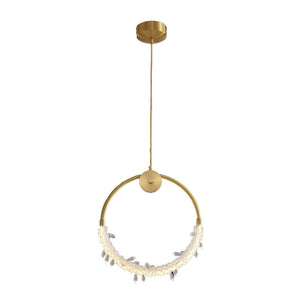 Crystal Ring Pendant Light