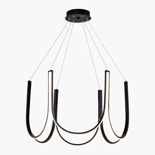 U-SHAPED MINIMALIST CHANDELIER