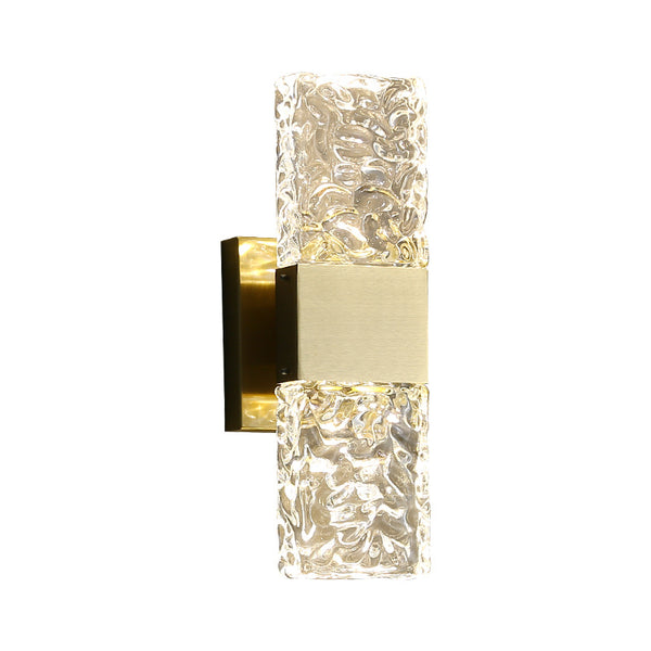 Frosted Crystal Wall Light