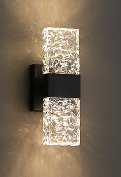 Frosted Crystal Wall Light