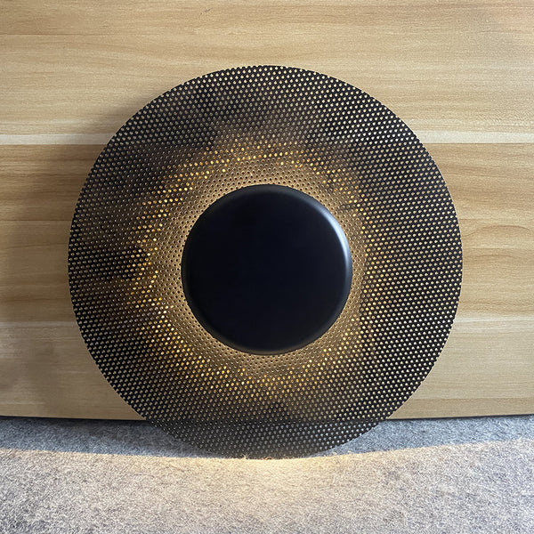KELLER ROUND WALL LIGHT - BLACK