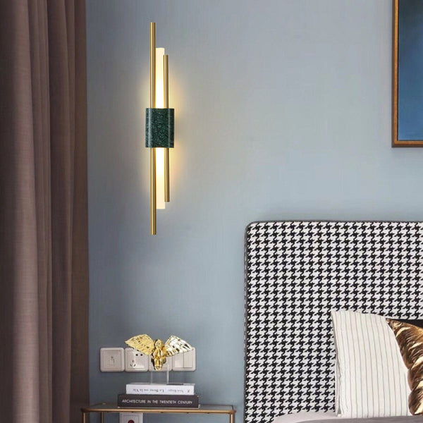 MONET MARBLE WALL LIGHT - DEEP GREEN