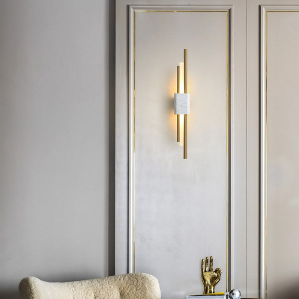 MONET MARBLE WALL LIGHT- WHITE