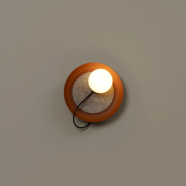 ACCOUSTIC DISC WALL LIGHT - RED