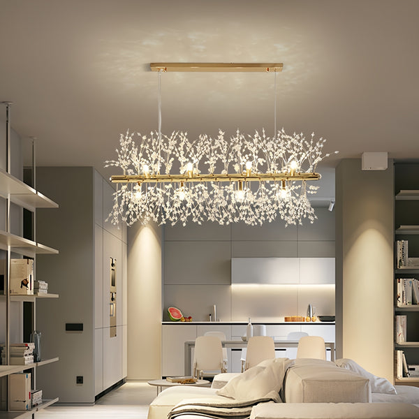 Horizontal Crystals Chandelier