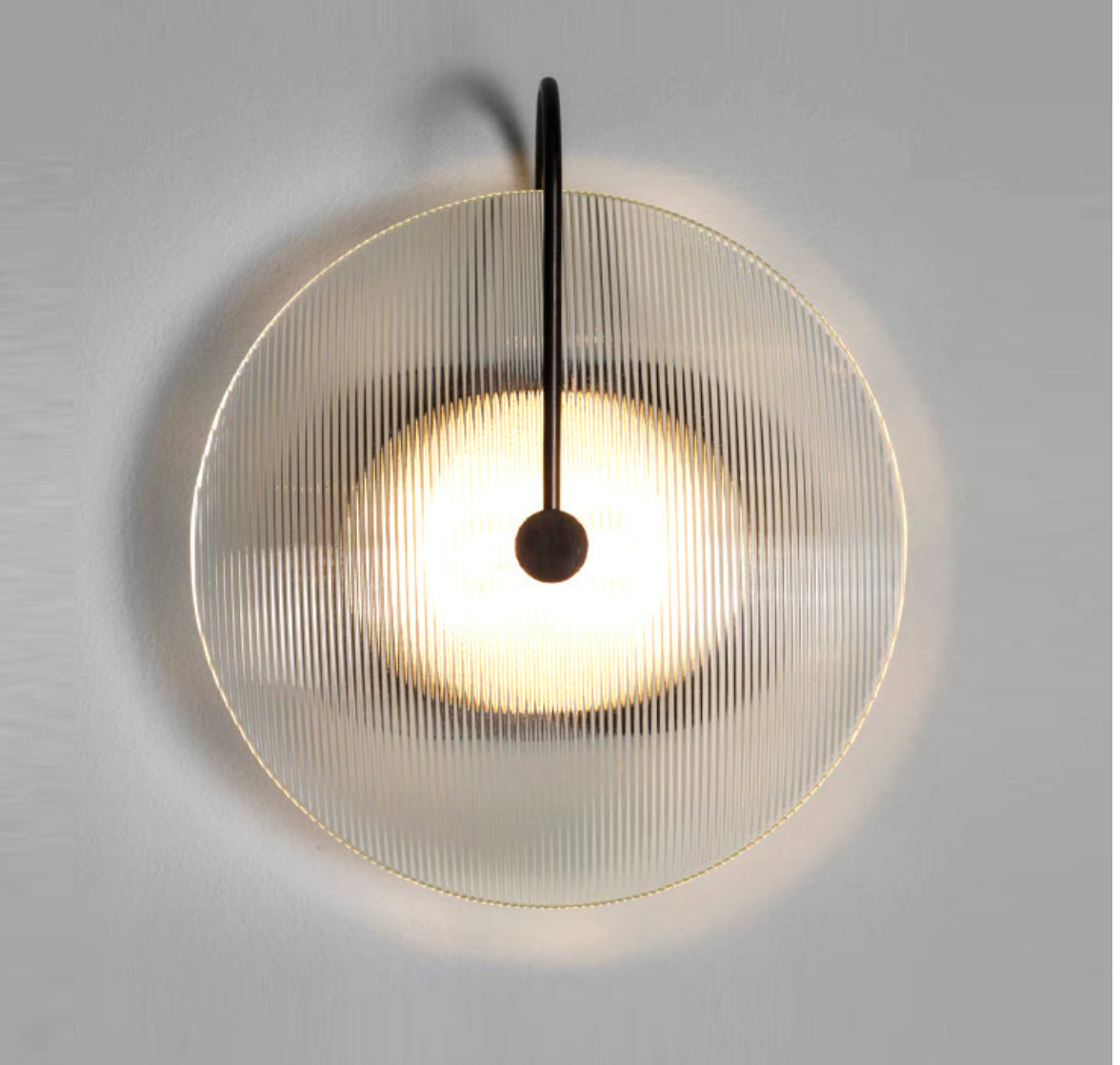 IRIS WALL LIGHT - CLEAR GLASS