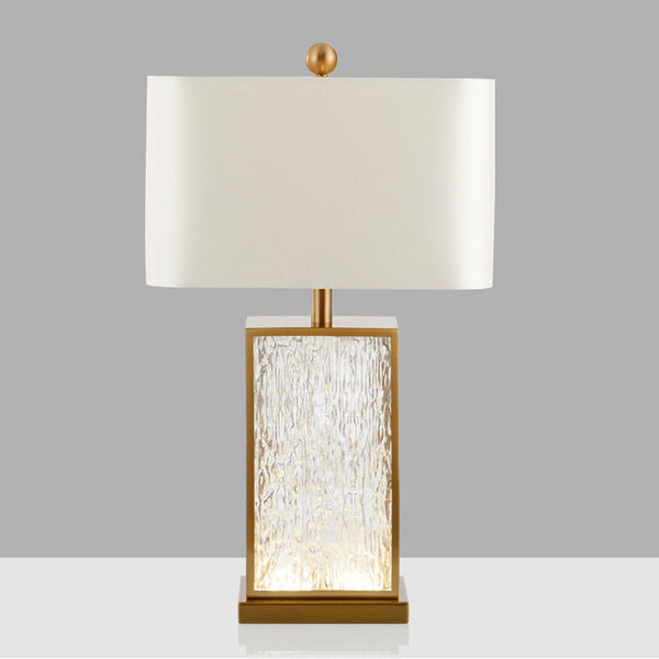 FROSTED PATTERN TABLE LAMP
