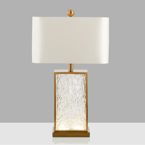 FROSTED PATTERN TABLE LAMP