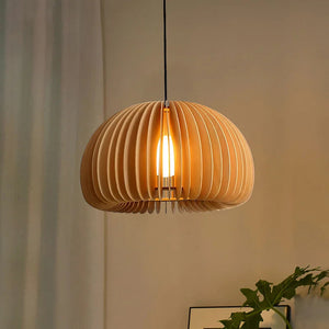 PUMPKIN SHAPED HANGING LIGHT