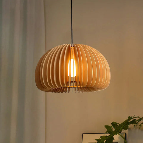 PUMPKIN SHAPED HANGING LIGHT