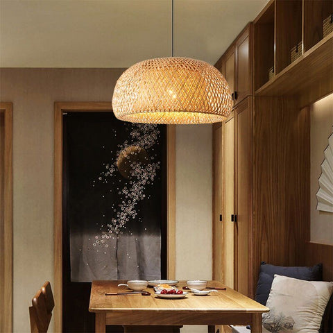 BAMBOO WICKER LIGHT