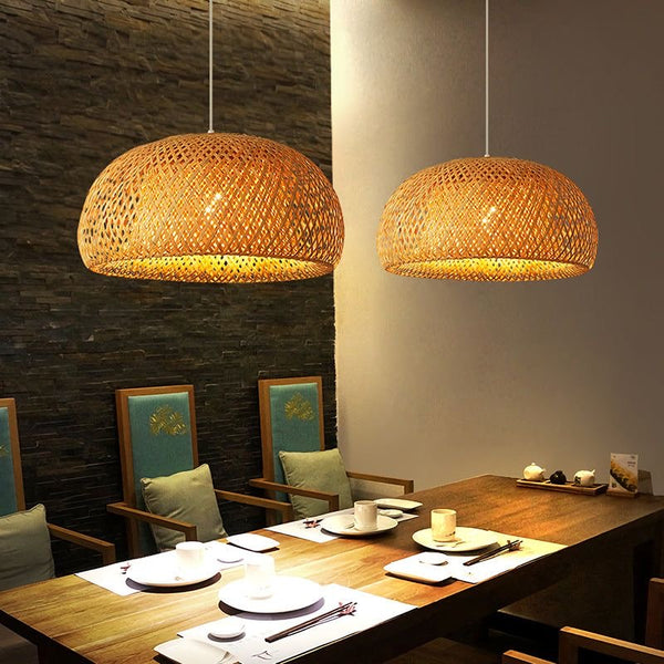 BAMBOO WICKER LIGHT