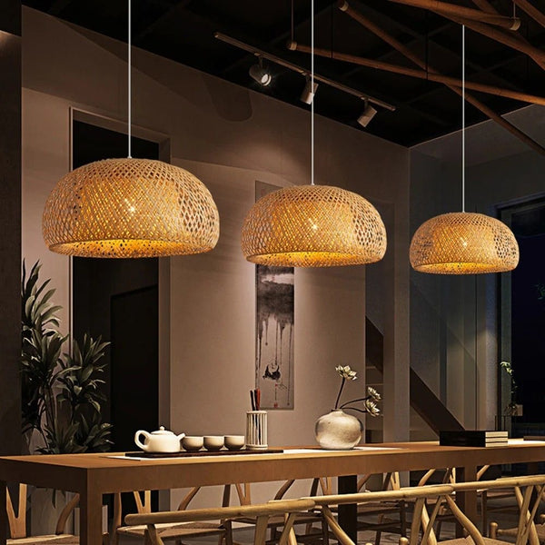 BAMBOO WICKER LIGHT