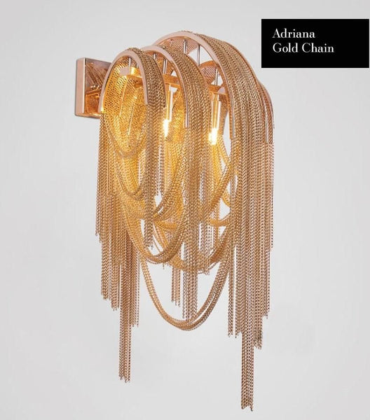 TASSEL WALL LIGHT - GOLD