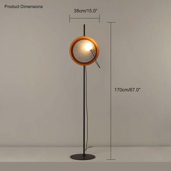 ACOUSTIC DISC FLOOR LAMP