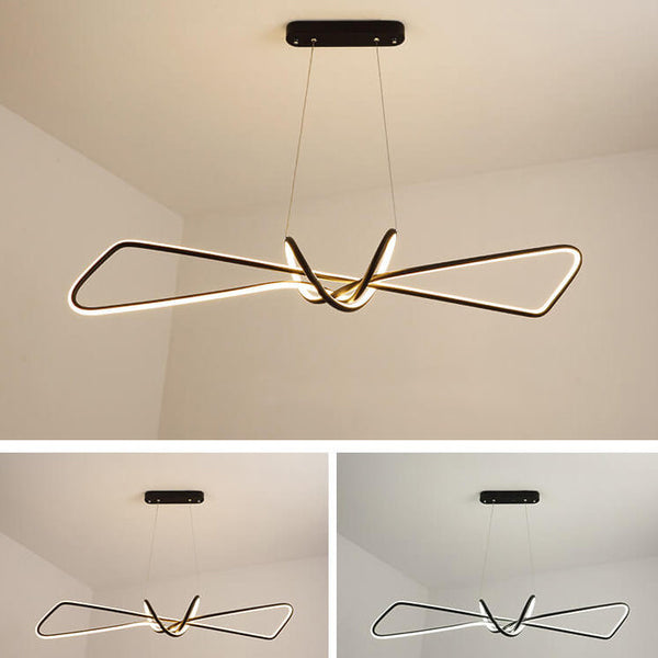 BOW TIE CHANDELIER - BLACK