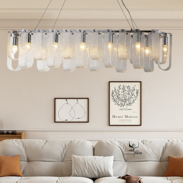 MURANO LONG CHANDELIER