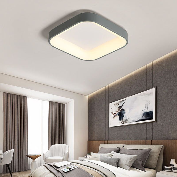 Square Hollow Trichromatic Ceiling Light