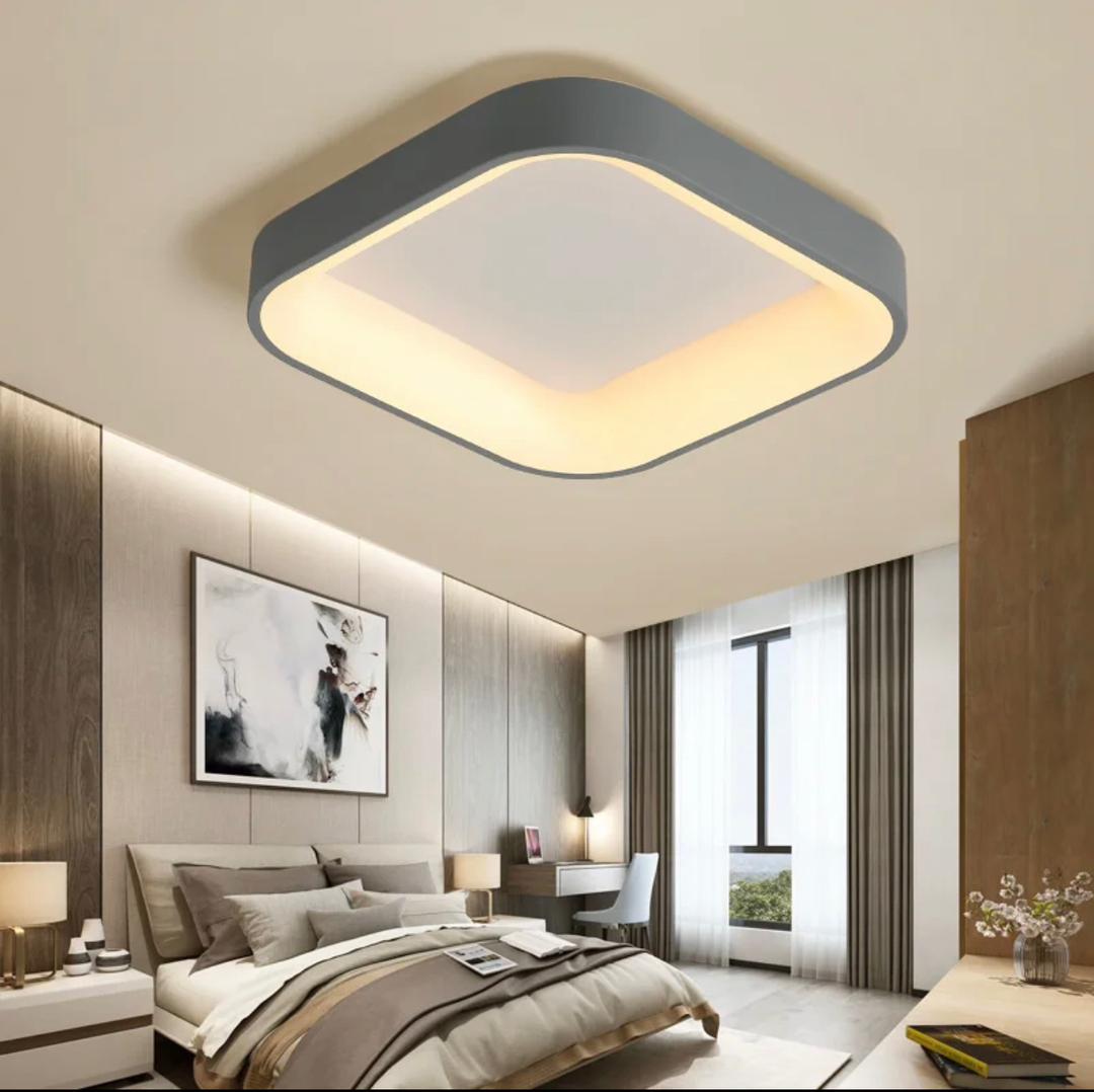 Square Hollow Trichromatic Ceiling Light