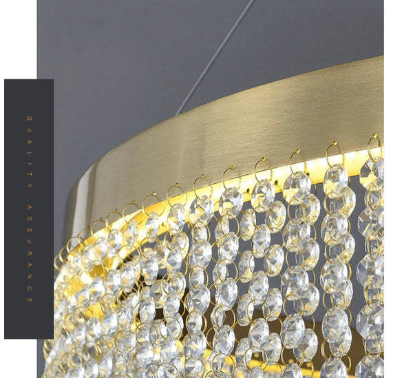 3-Step Luxury Crystal Chandelier