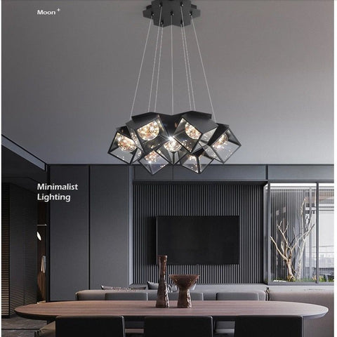 Nordic Fiery Chandelier Light