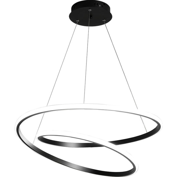 Black Trichromatic Chandelier