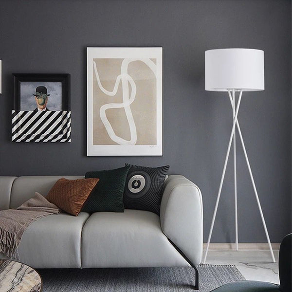 Crossed Nordic Floor Lamp