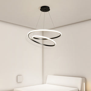 Black Trichromatic Chandelier