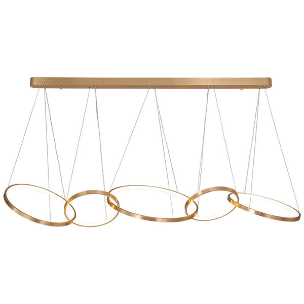 Nordic Luxury ring buckle custom villa Chandelier