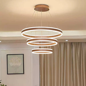 Brusque Circle Rings Chandelier LED light