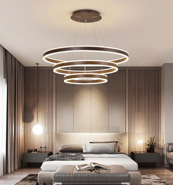 Brusque Circle Rings Chandelier LED light