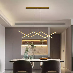 Criss Cross Chandelier Light