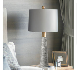 Grey Top Table Lamp