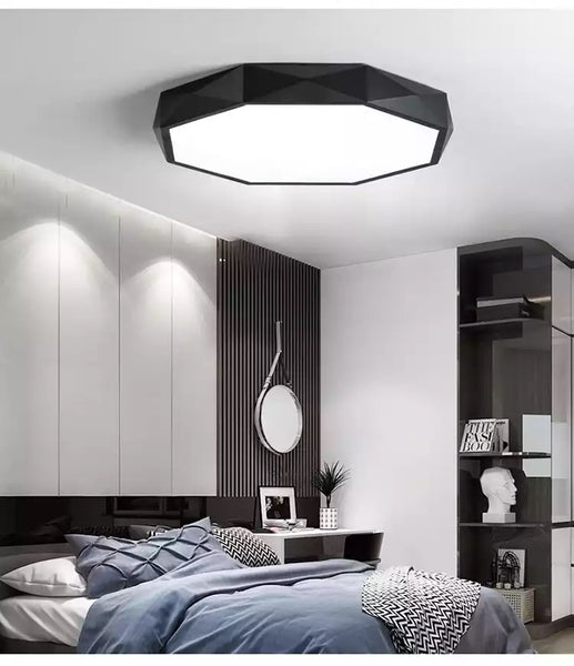 Hexagon Geometry Ceiling Flush Light